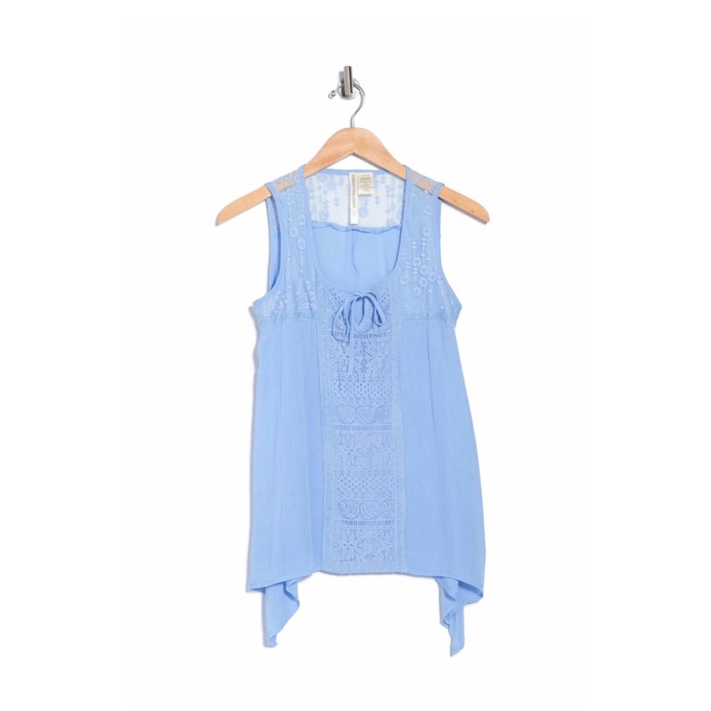 Lace Trim Tank Top
